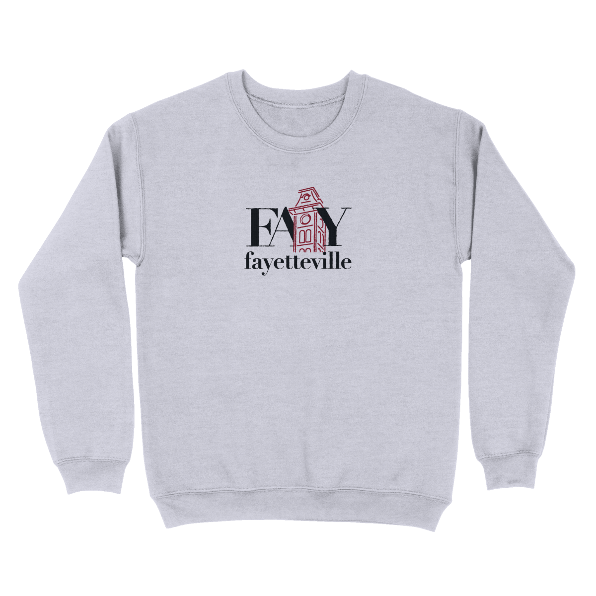 Fayetteville Embroidered City Landmark Sweatshirt - Shop B-Unlimited