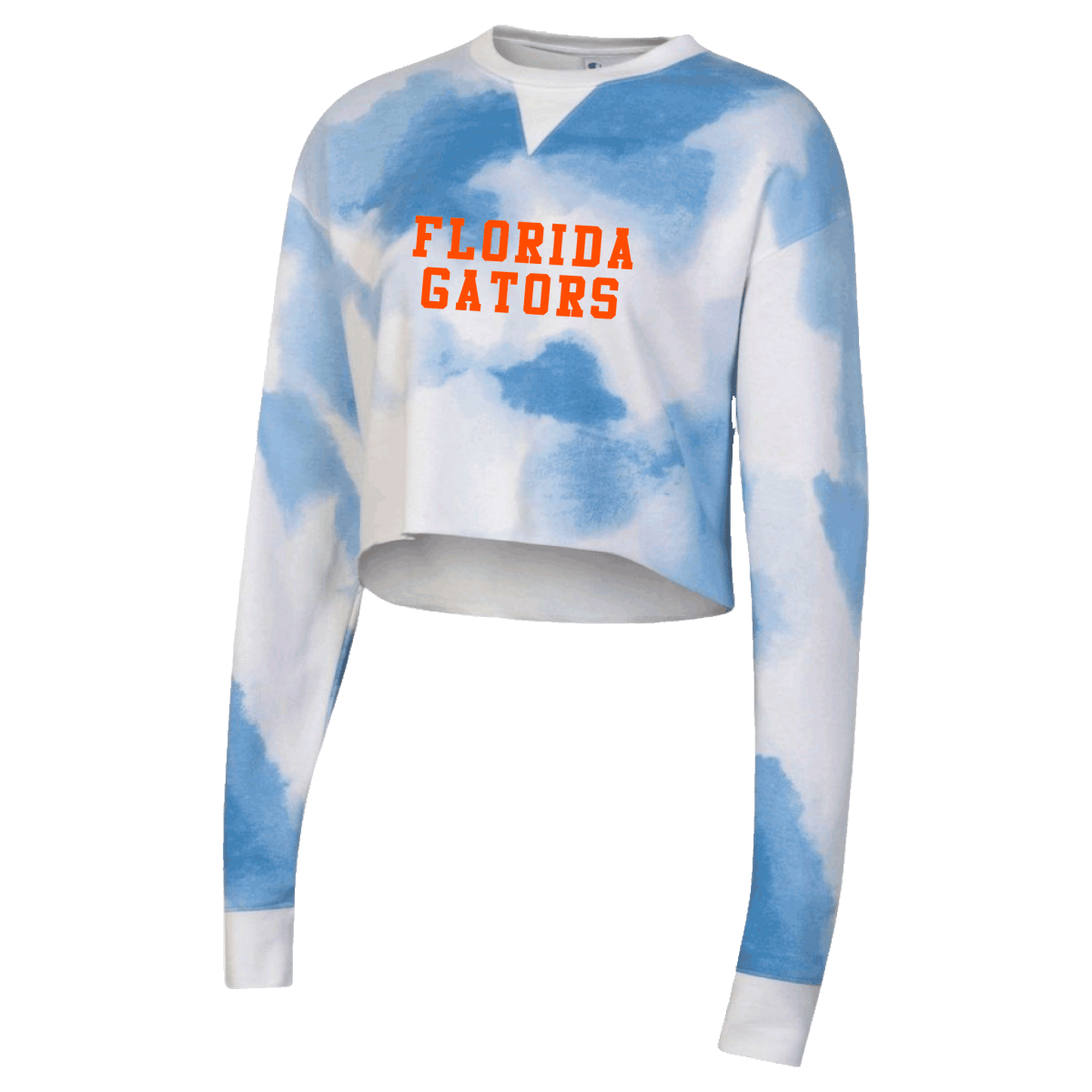 University of Florida Florida Gators Watercolor Cloud Cropped Sweatshirt Shop.B Unlimited Shop B Unlimited