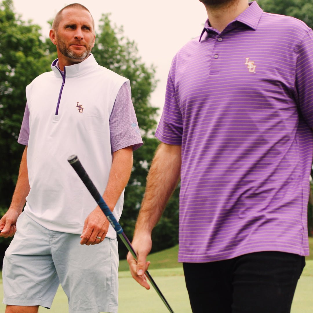 LSU Horn Legend 1/4 Zip Vest - Shop B - Unlimited - men outerwear
