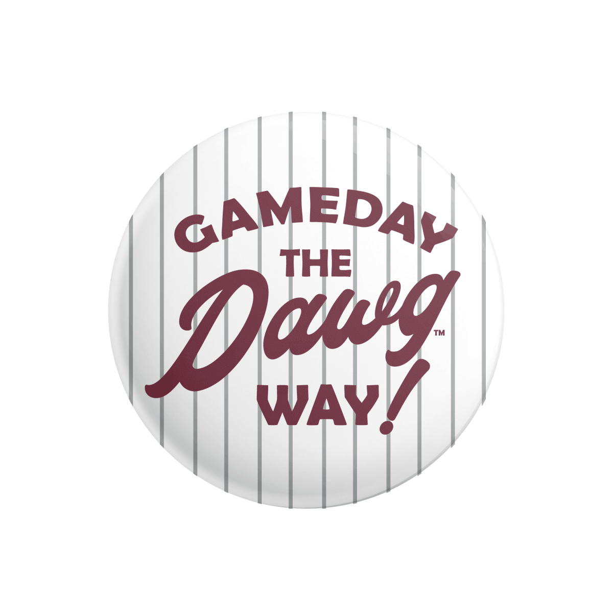 Mississippi State University The Right Way Button - Shop B - Unlimited - novelty pin