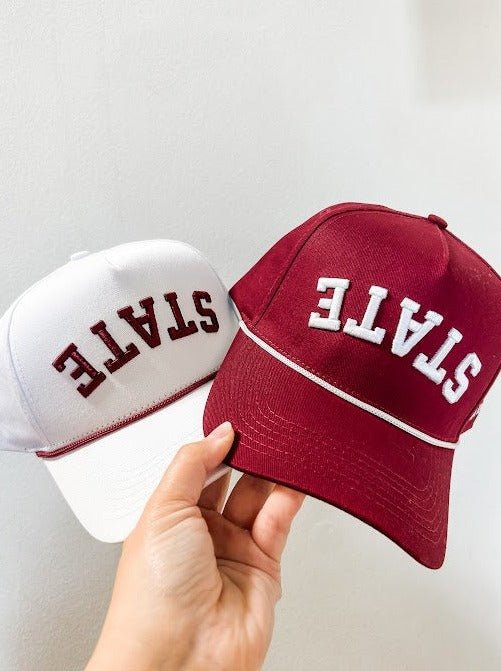 Mississippi State University Upside Down Hat - Shop B - Unlimited - caps adjustable
