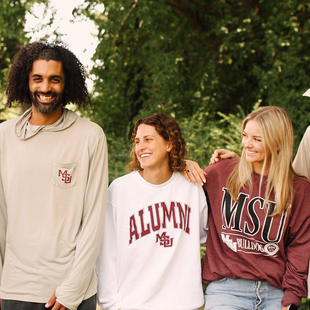 MSU Vault Interlocking MSU Alumni Sweatshirt - Shop B-Unlimited