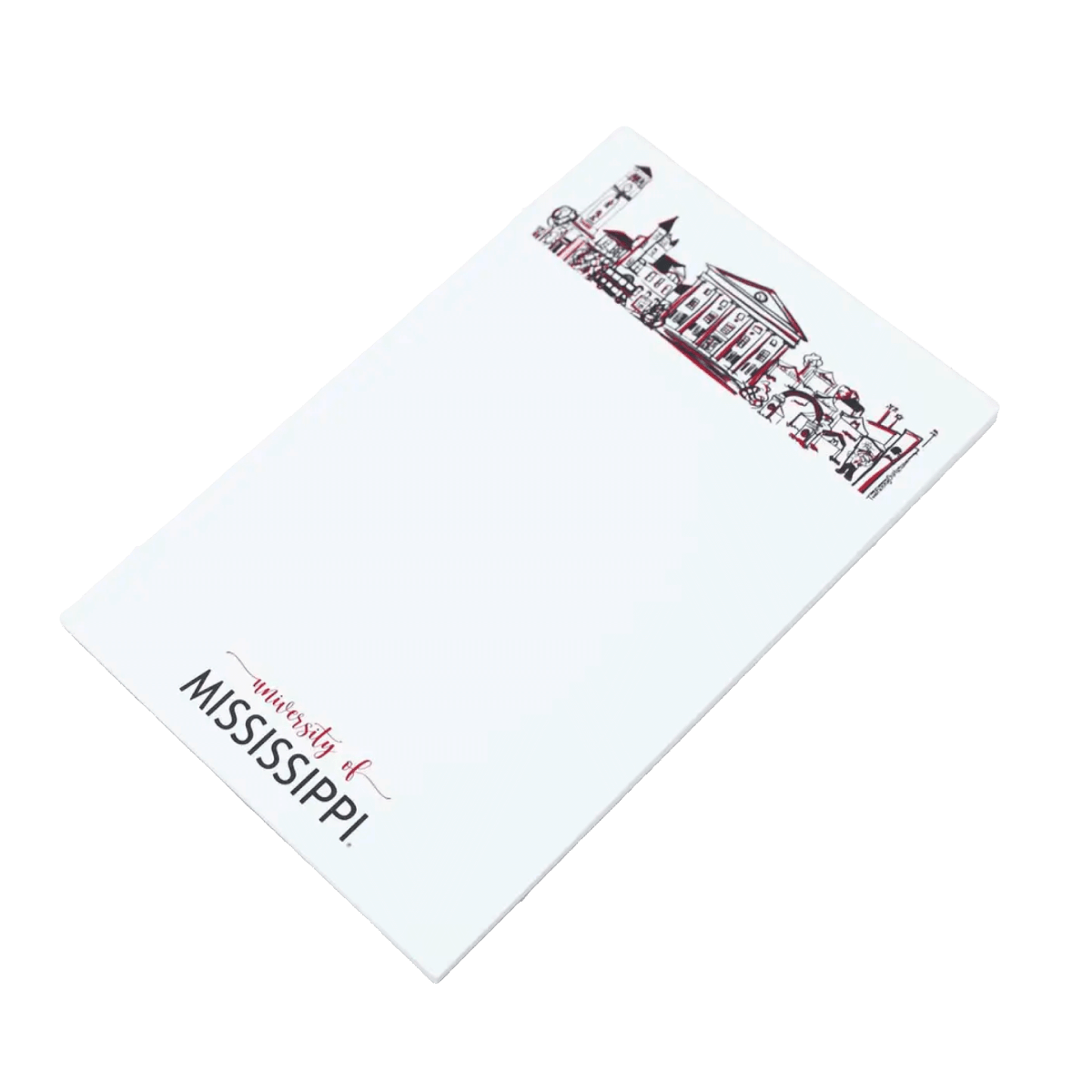 Ole Miss Campus Skyline Notepad - Shop B-Unlimited