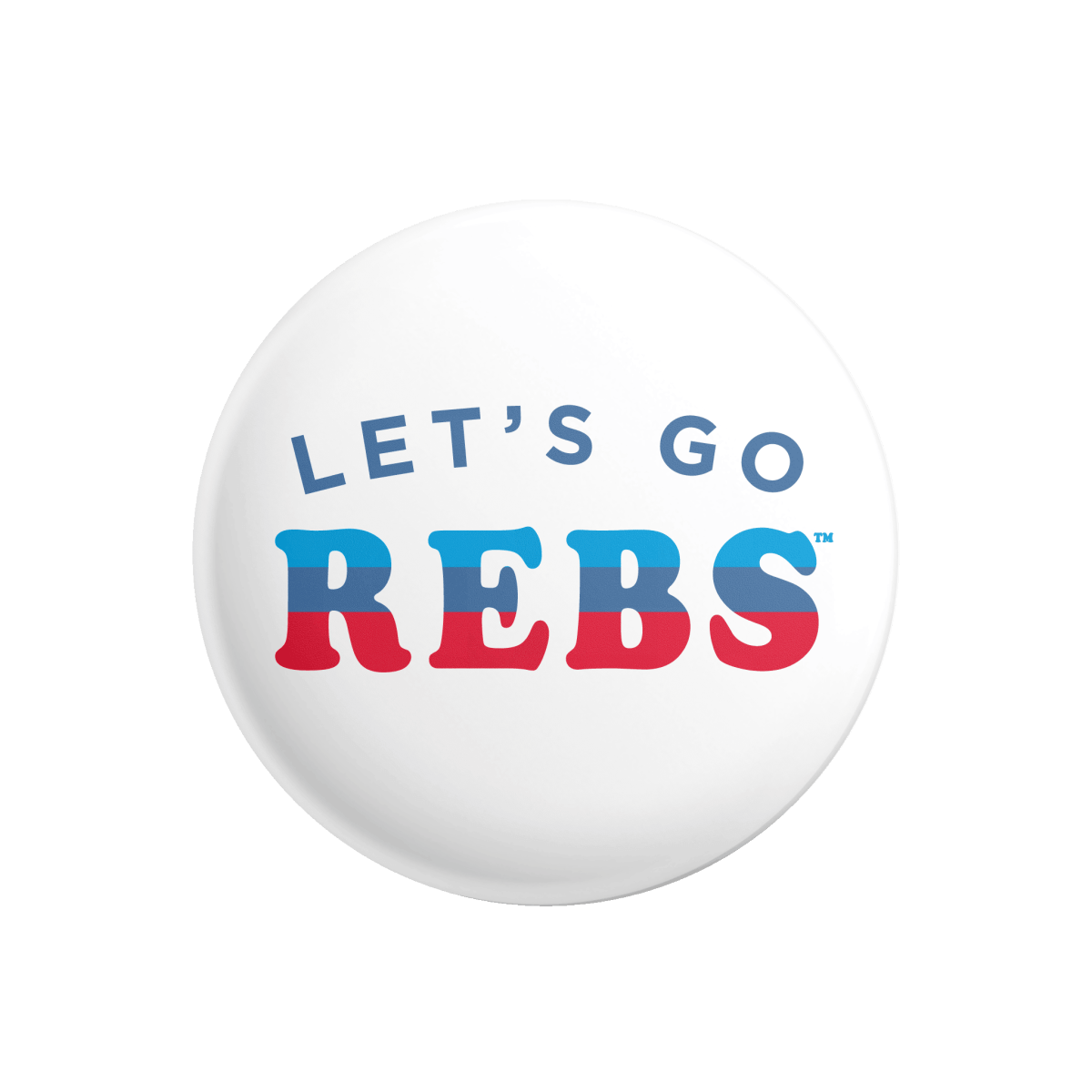 Ole Miss Let's Go Rebs Button - Shop B - Unlimited - novelty pin
