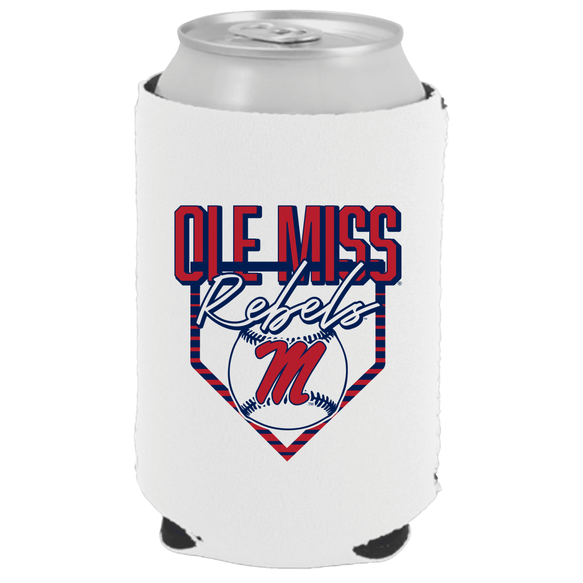 Ole Miss Outfielder Can Cooler - Shop B - Unlimited - novelty drinkware