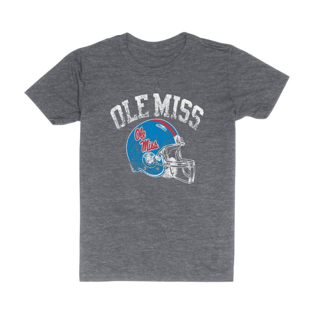 Ole Miss Powder Blue Helmet Youth T - Shirt - Shop B - Unlimited - youth tee