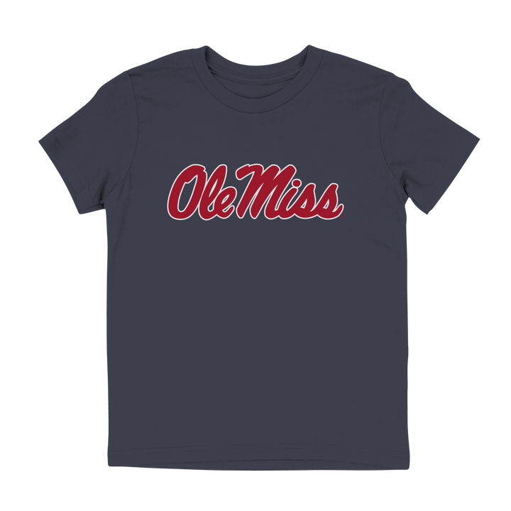 Ole Miss Script Logo Youth T - Shirt - Shop B - Unlimited - youth tee