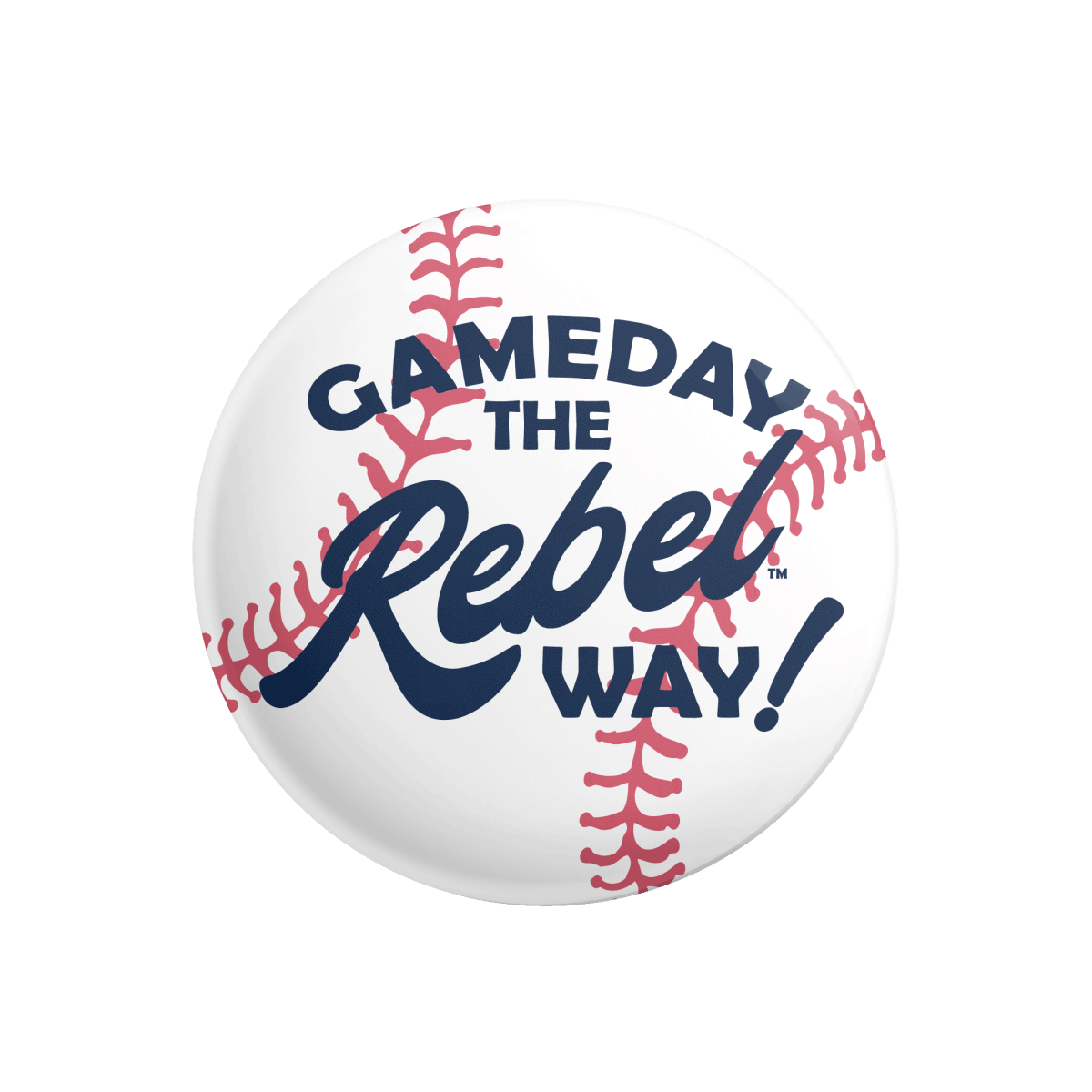 Ole Miss The Right Way Button - Shop B - Unlimited - novelty pin