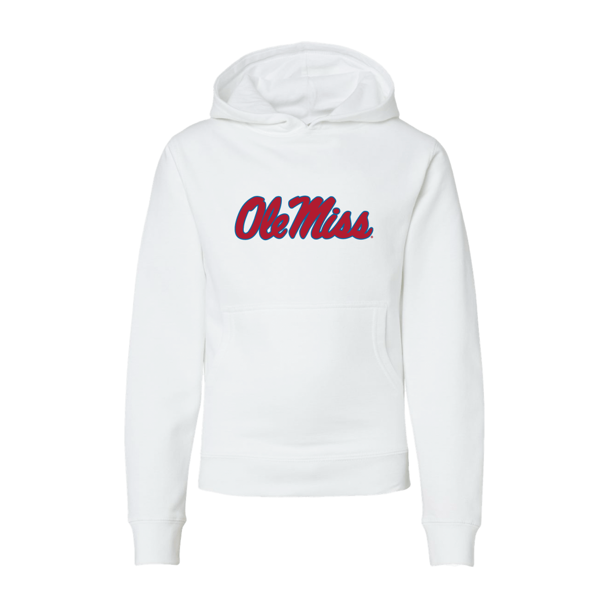 University of Mississippi Ole Miss Youth Script Hoodie Shop.B