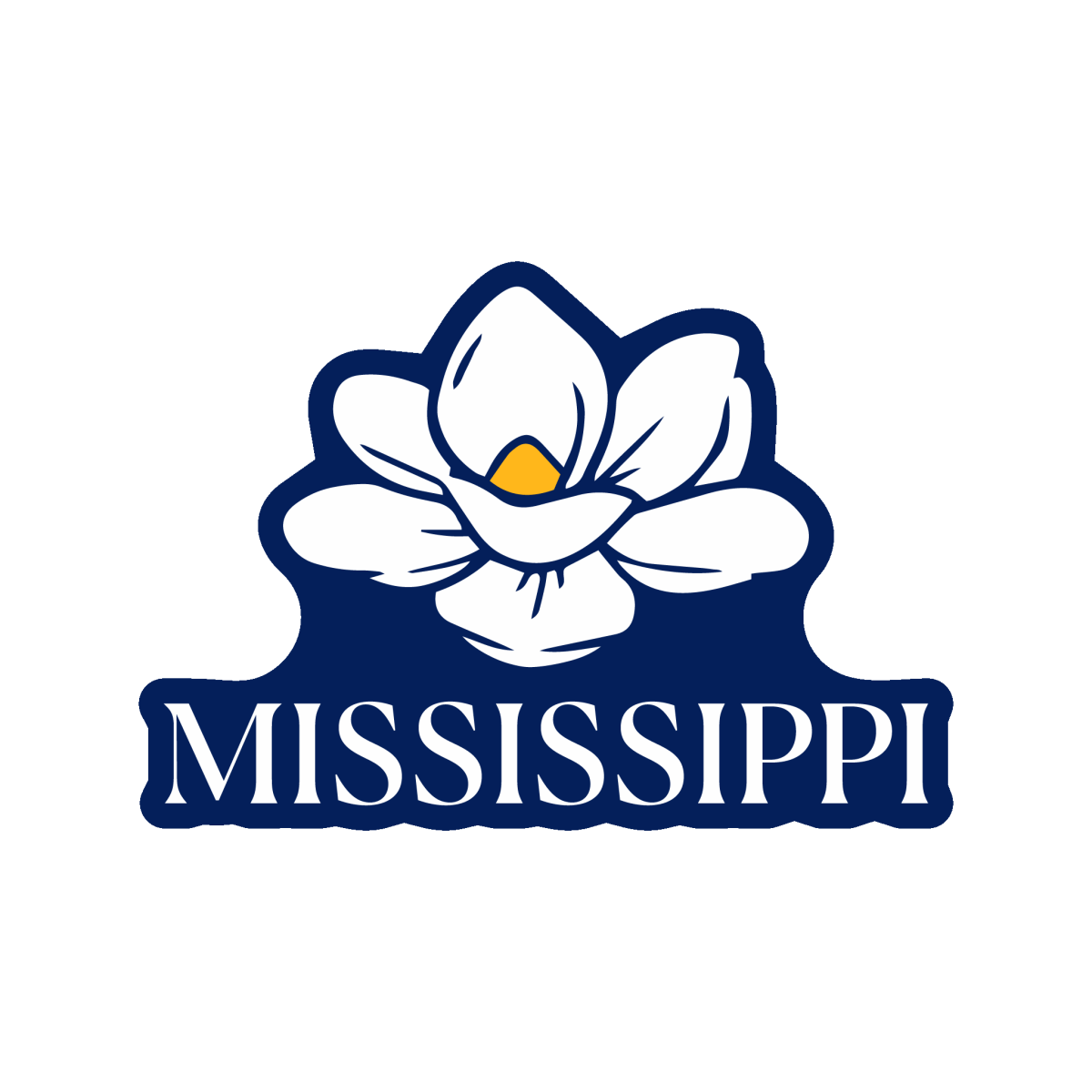 Starkville Magnolia State Sticker - Shop B - Unlimited - novelty sticker