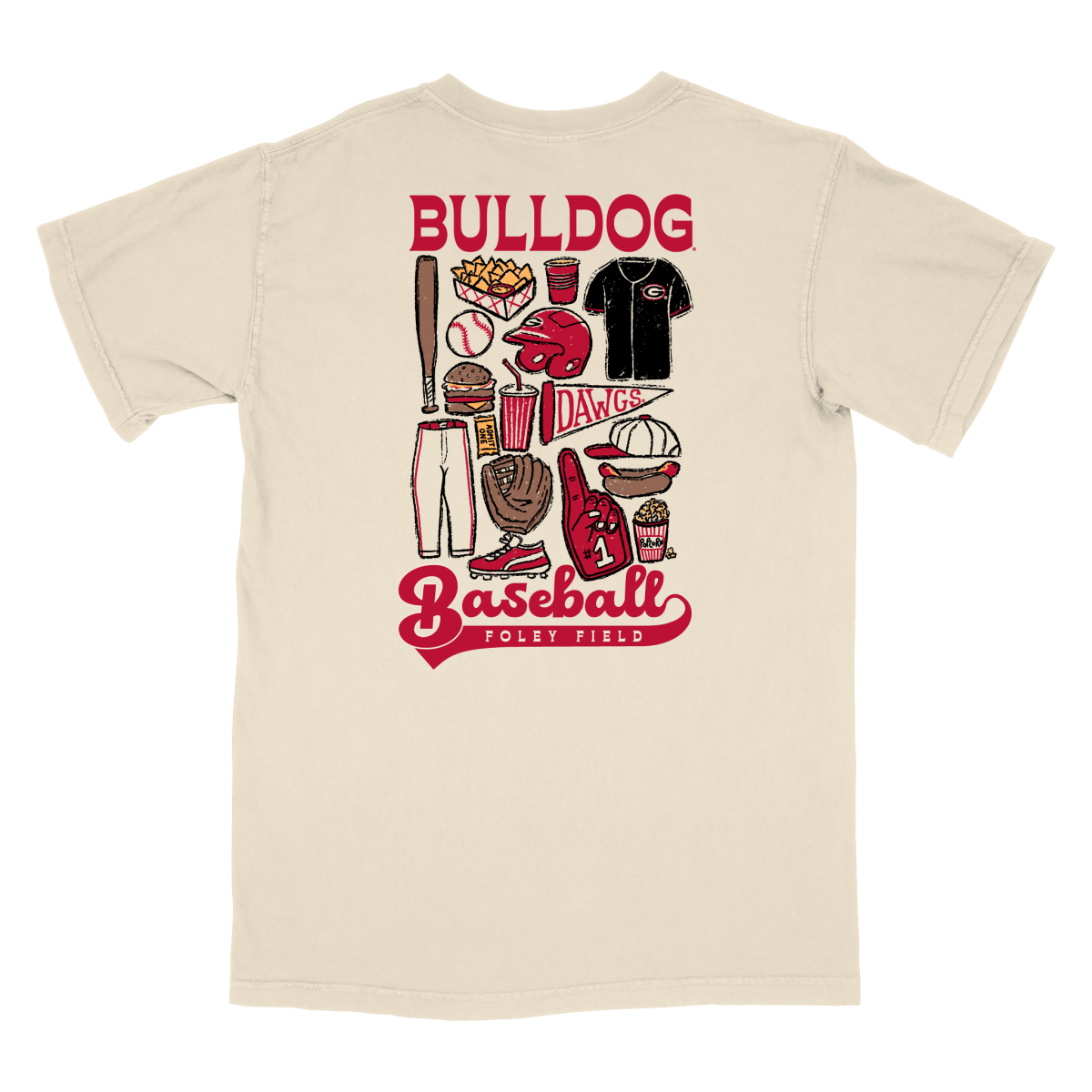 uga baseball tee