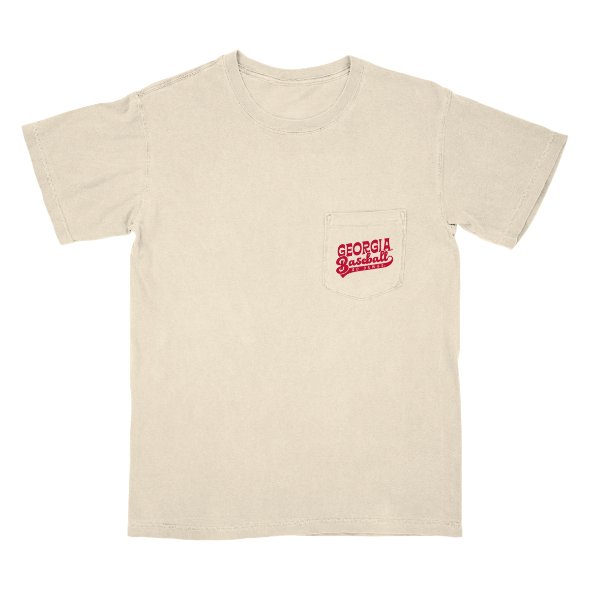 UGA Baseball Collage Pocket T-Shirt - Shop B-Unlimited