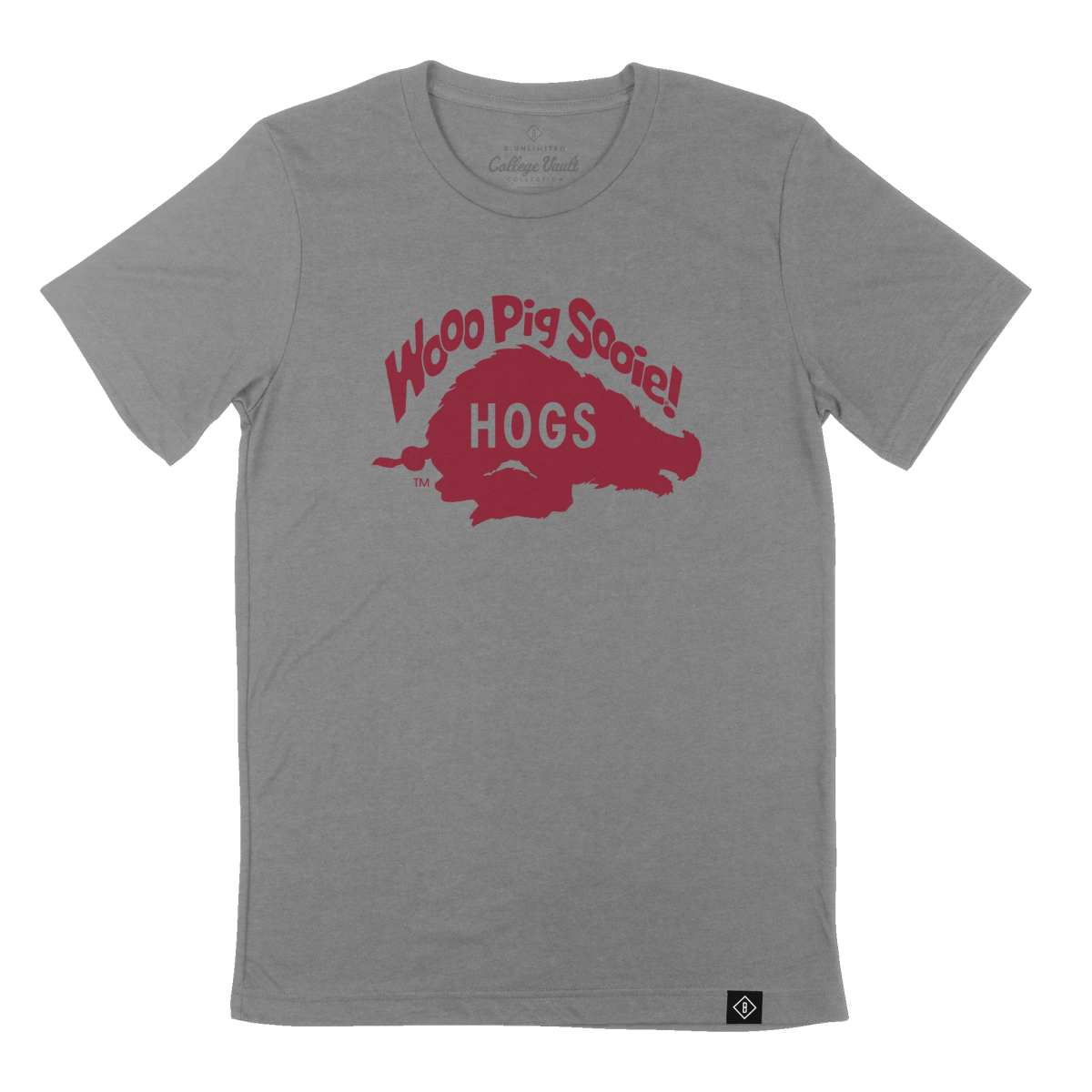 University of Arkansas Vault Hogs Hat T - Shirt - Shop B - Unlimited - men tee