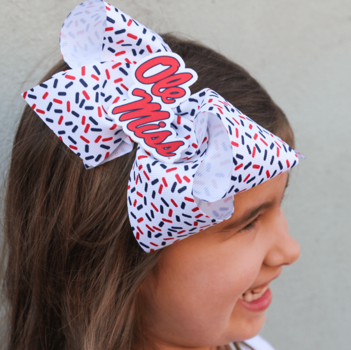 University of Mississippi Kids Bow - Shop B - Unlimited - novelty apparel