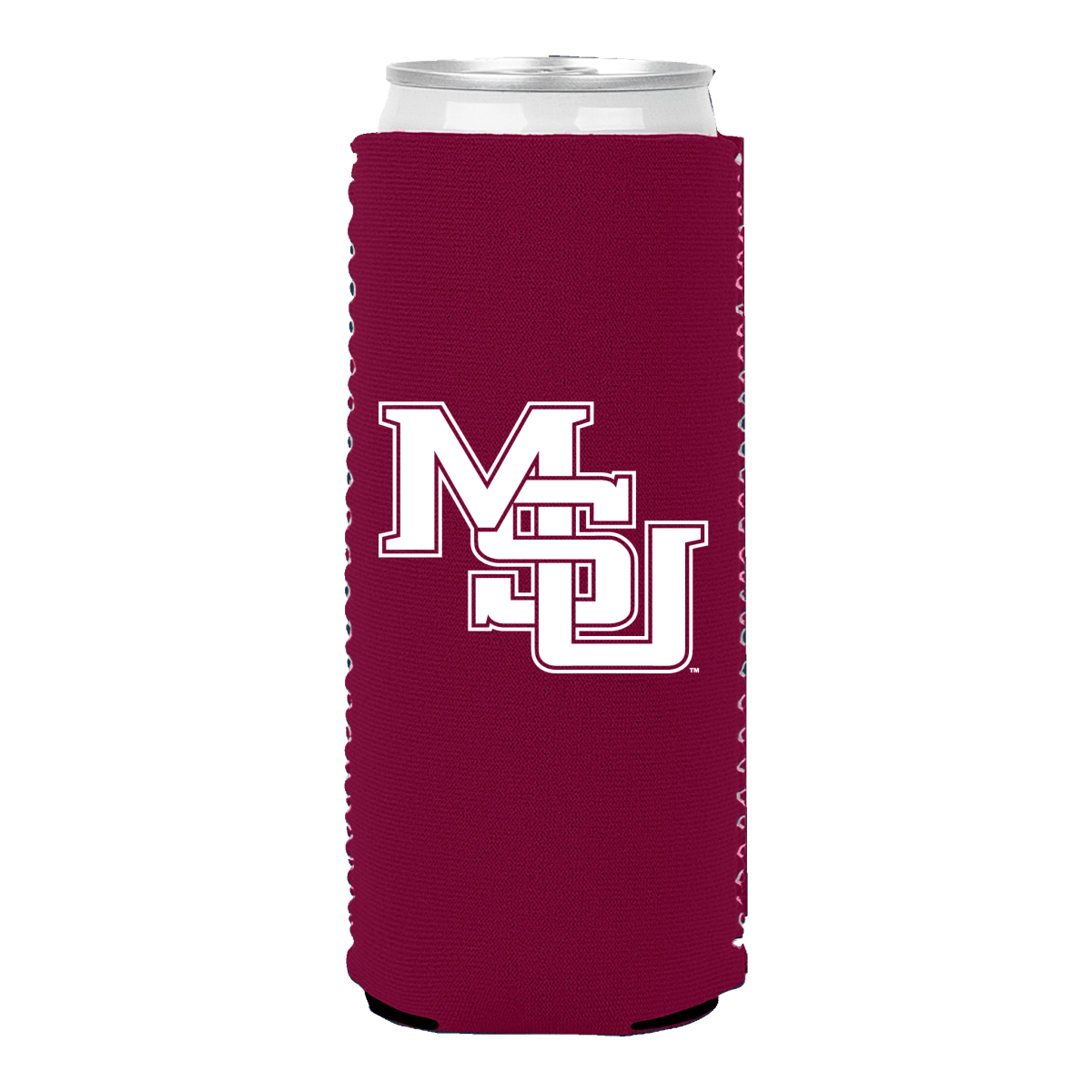Vault Interlocking MSU Logo Skinny Can Cooler - Shop B - Unlimited - novelty drinkware