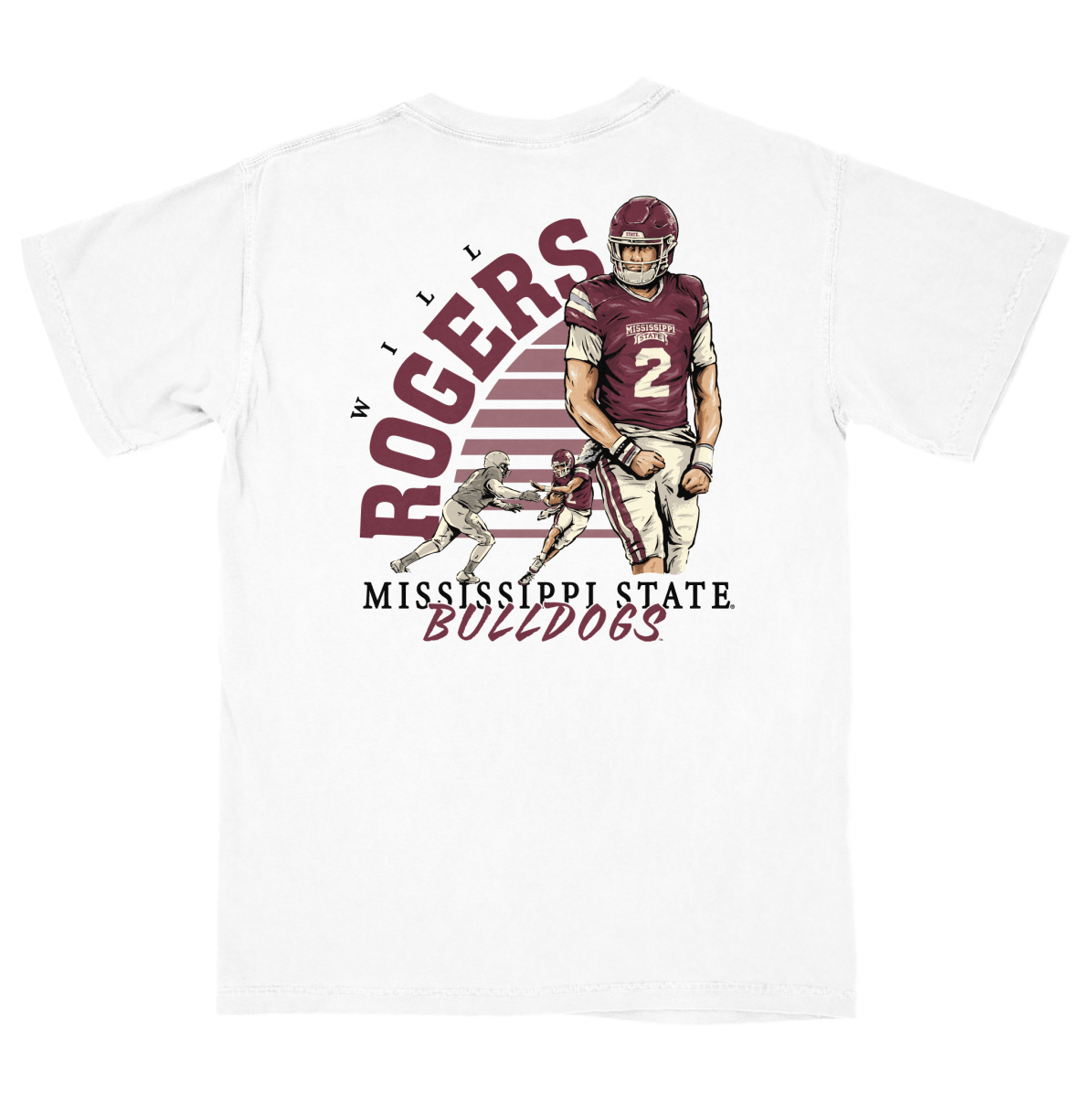 Available] Get New Custom Mississippi State Bulldogs Jersey Maroon