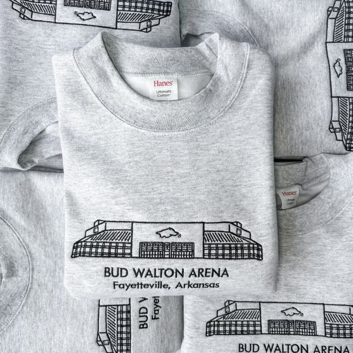 University of Arkansas Basketball Stadium Sweatshirt
