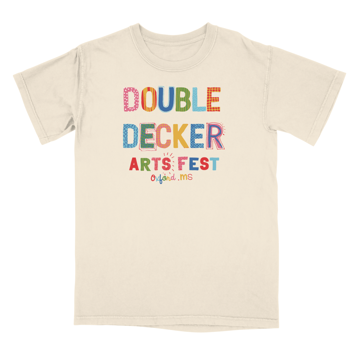 2026 Double Decker Arts Festival Feel Good Graphic T-Shirt - Game Day Apparel - 