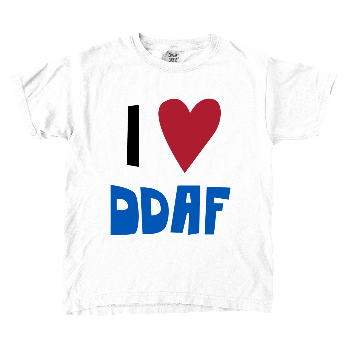 2026 Double Decker Arts Festival I Heart DDAF T-Shirt - Game Day Apparel - 