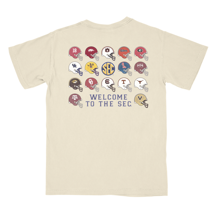 Mississippi State University SEC Football Helmet Tee