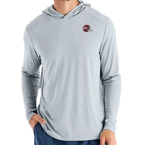 Mississippi State University Helmet Logo Free Fly Men's Shade Hoody