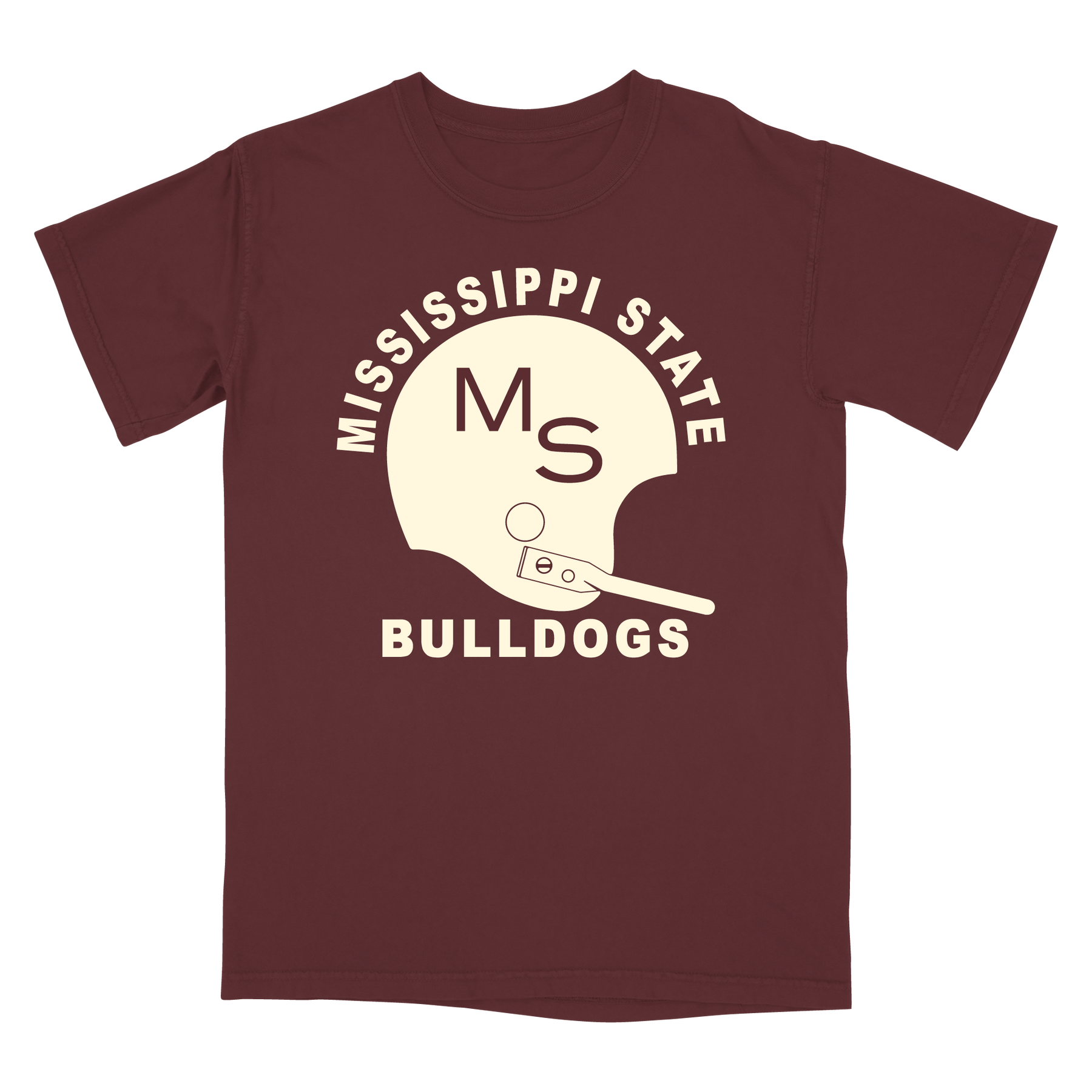 Mississippi State Throwback Helmet T-Shirt