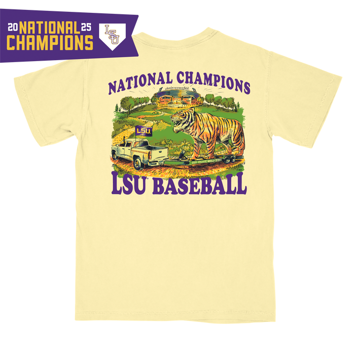 LSU Mike's Road Trip to Omaha 2025 T-Shirt