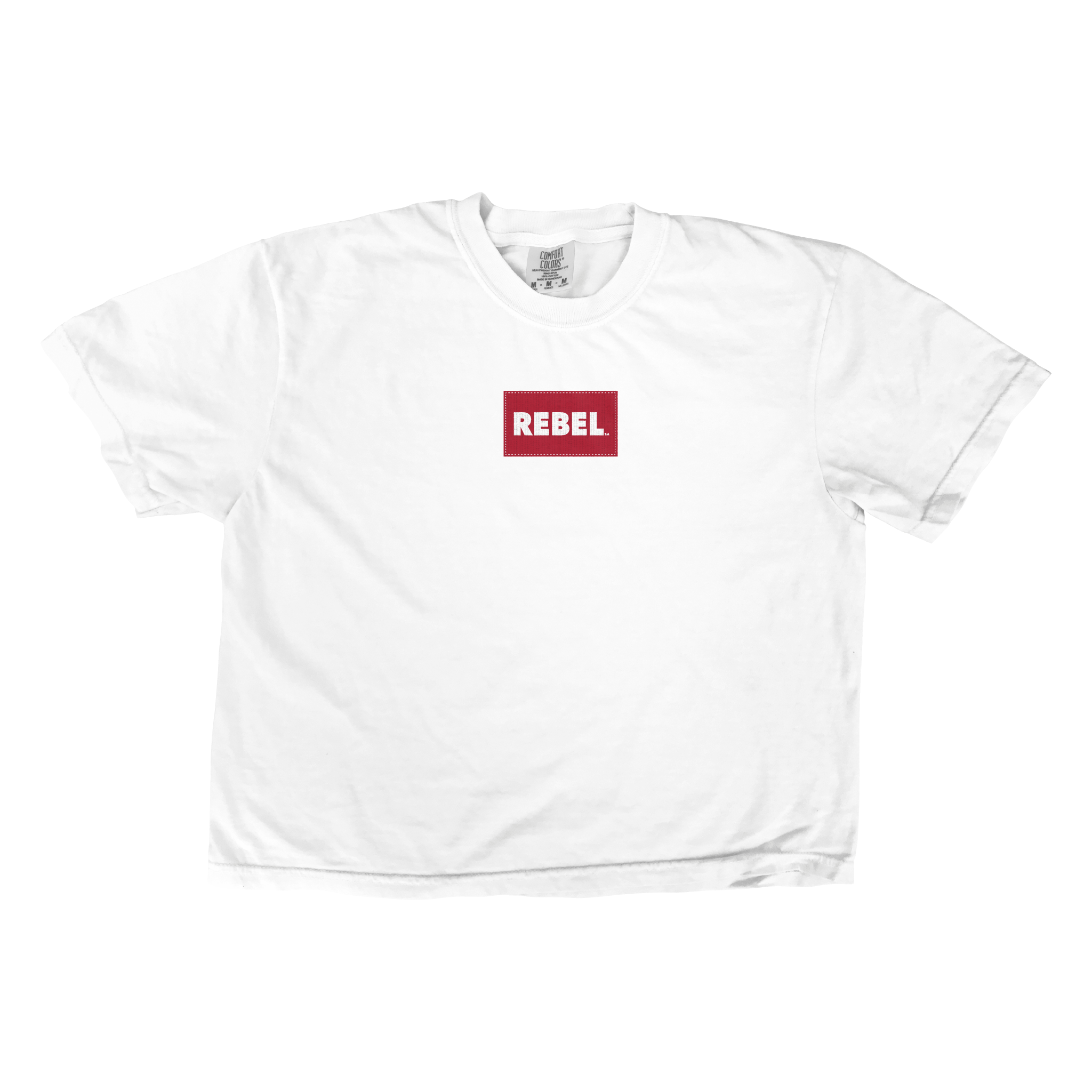 Ole Miss Patch Boxy Crop T-Shirt