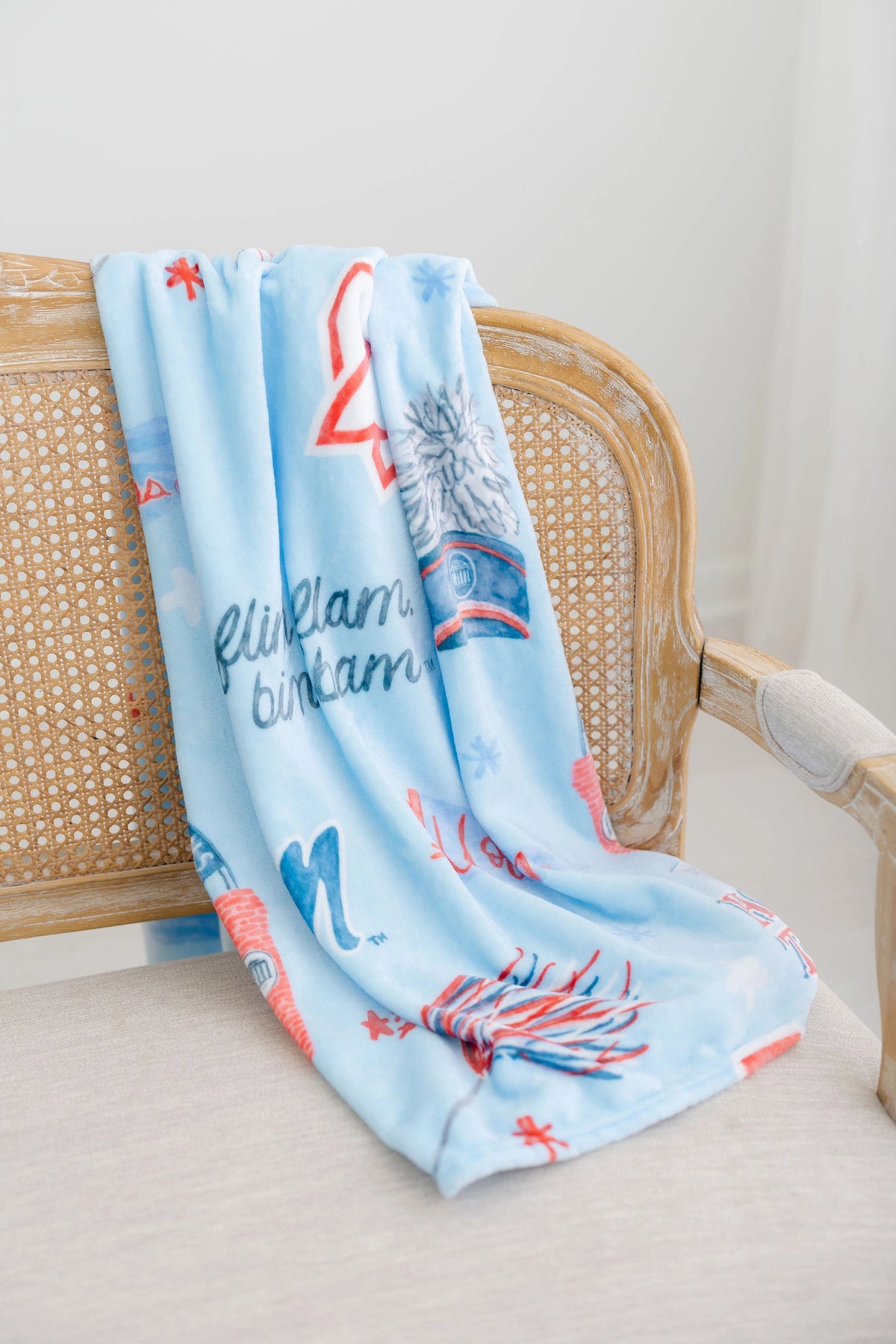 Ole Miss Flannel Fleece Blanket
