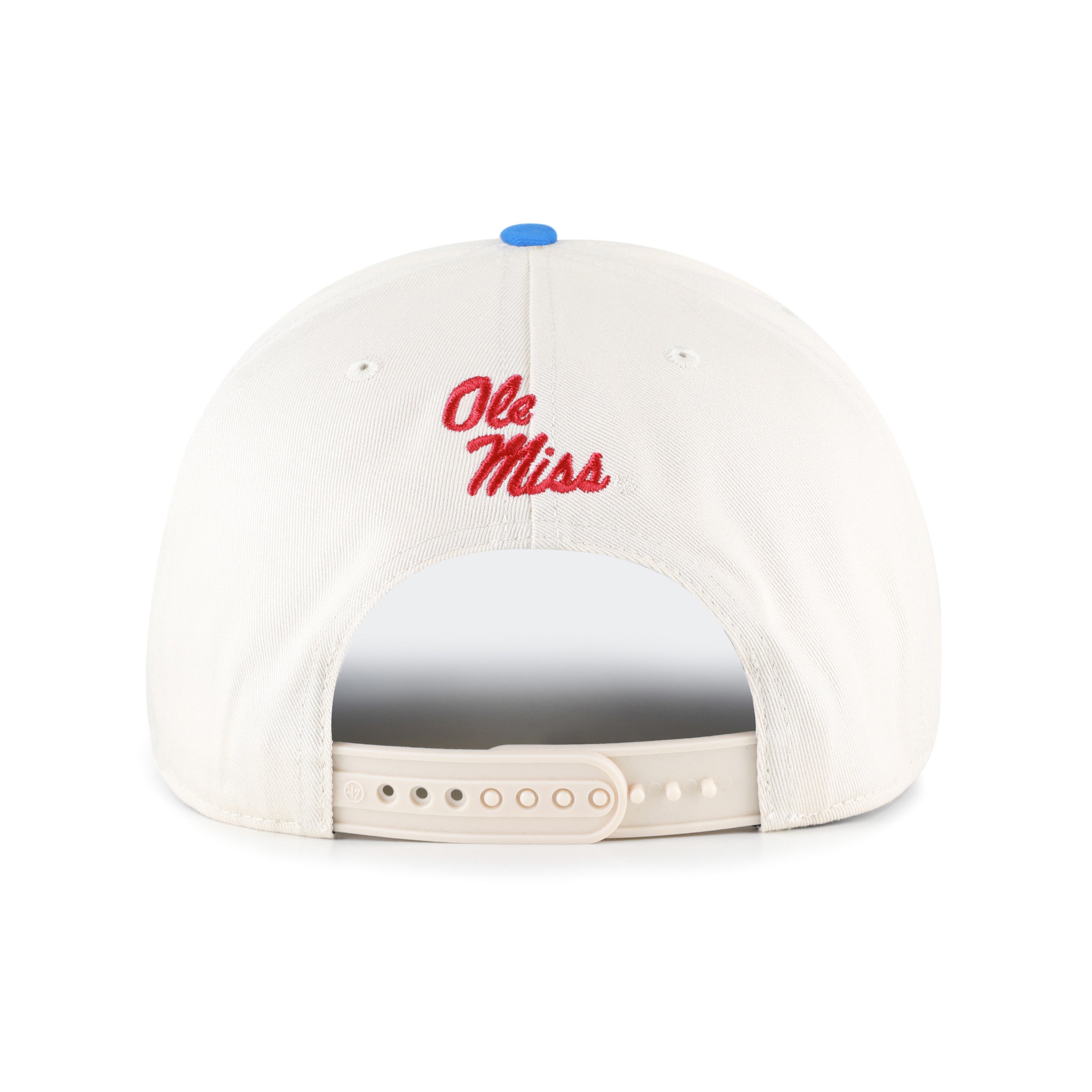 Ole Miss Rebels Natural Rope Script 47 Brand Hitch Hat