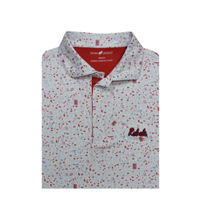 Ole Miss Horn Legend Golf Pattern Polo