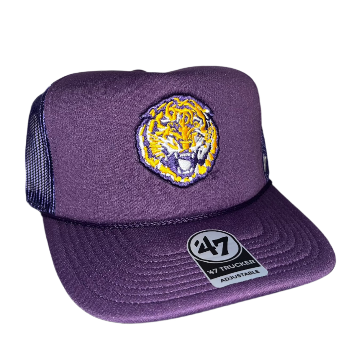 LSU Tigers Foam Front Trucker 47 Hat