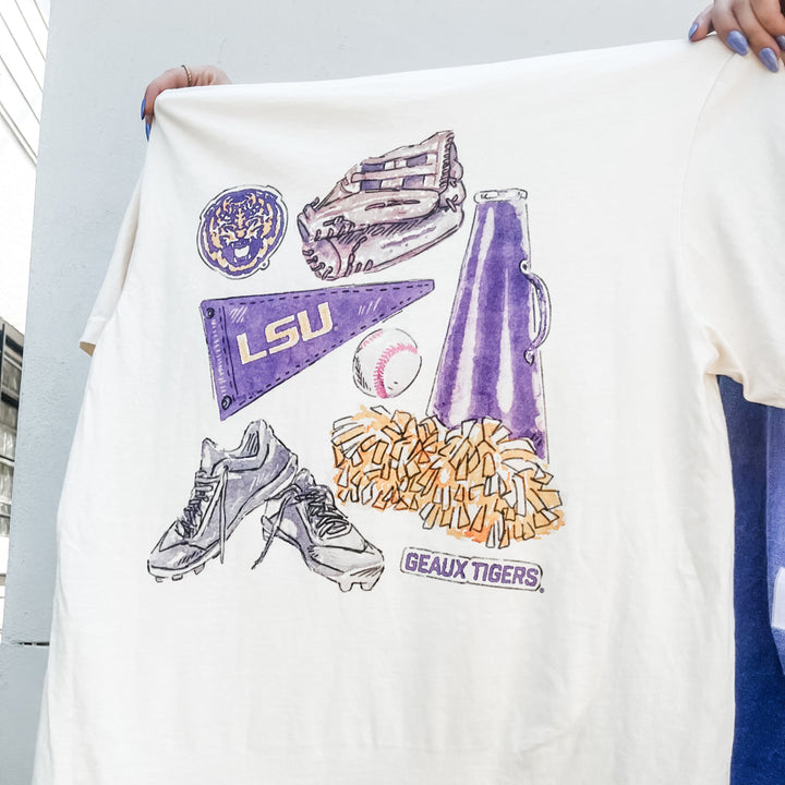 LSU Vintage MVP Pocket T-Shirt