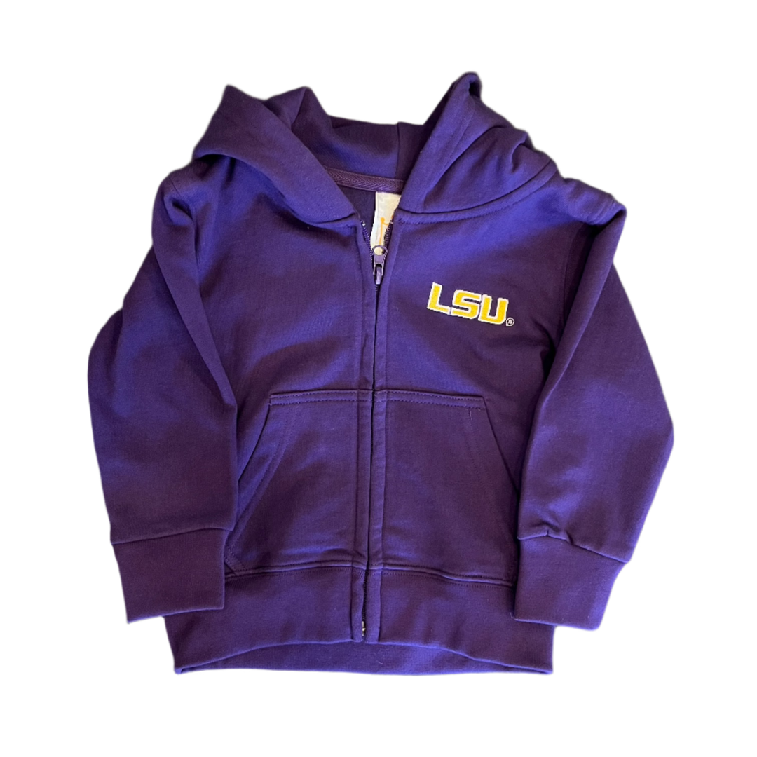 LSU Youth Full Zip Sweatshirt