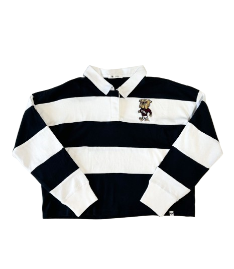 MSU 47 Brand Clubhouse Raven Rugby Pullover