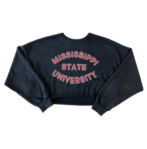 Mississippi State University Perkins Puff Crop Sweatshirt
