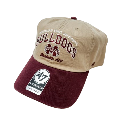 MSU 47 Brand Khaki Local Clean Up Hat