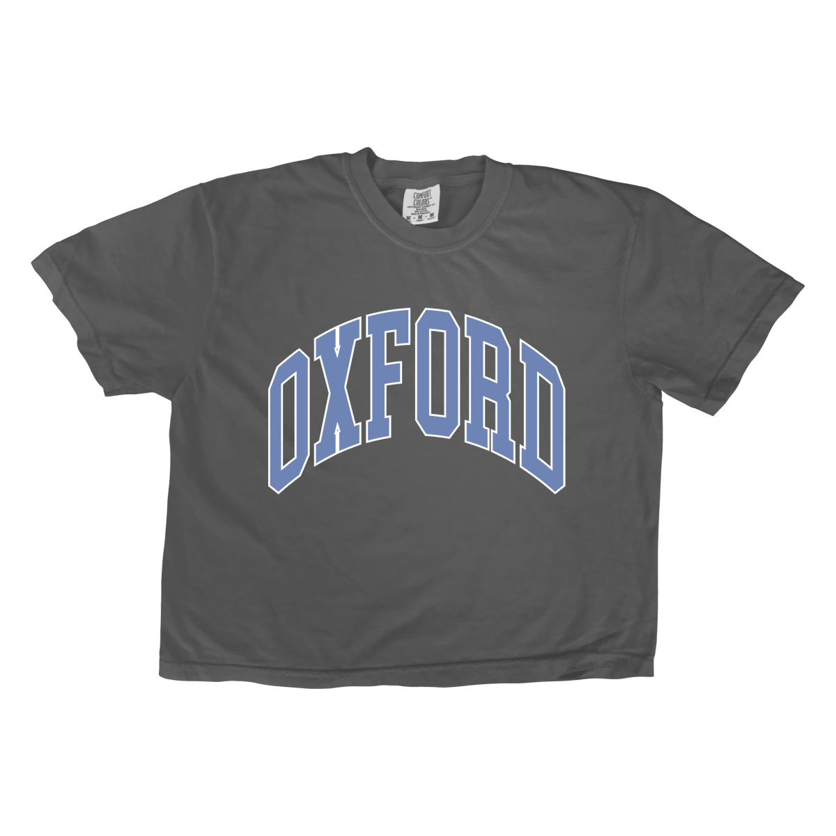 Arched Oxford Boxy Crop T-Shirt - Game Day Apparel - women crop