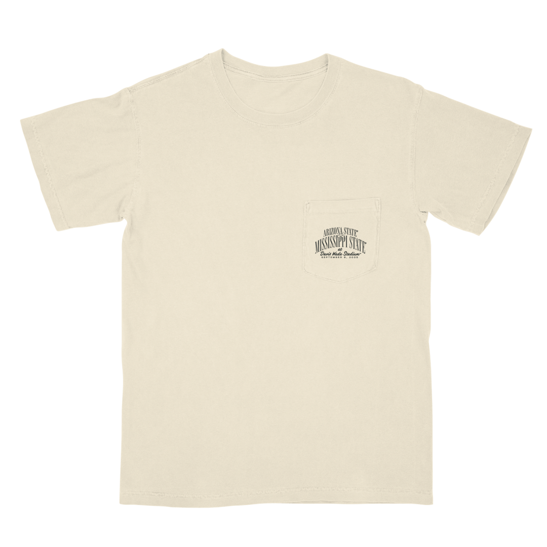 Arizona State vs. Mississippi State Game Day 2025 T-Shirt - Shop B - Unlimited - men tee
