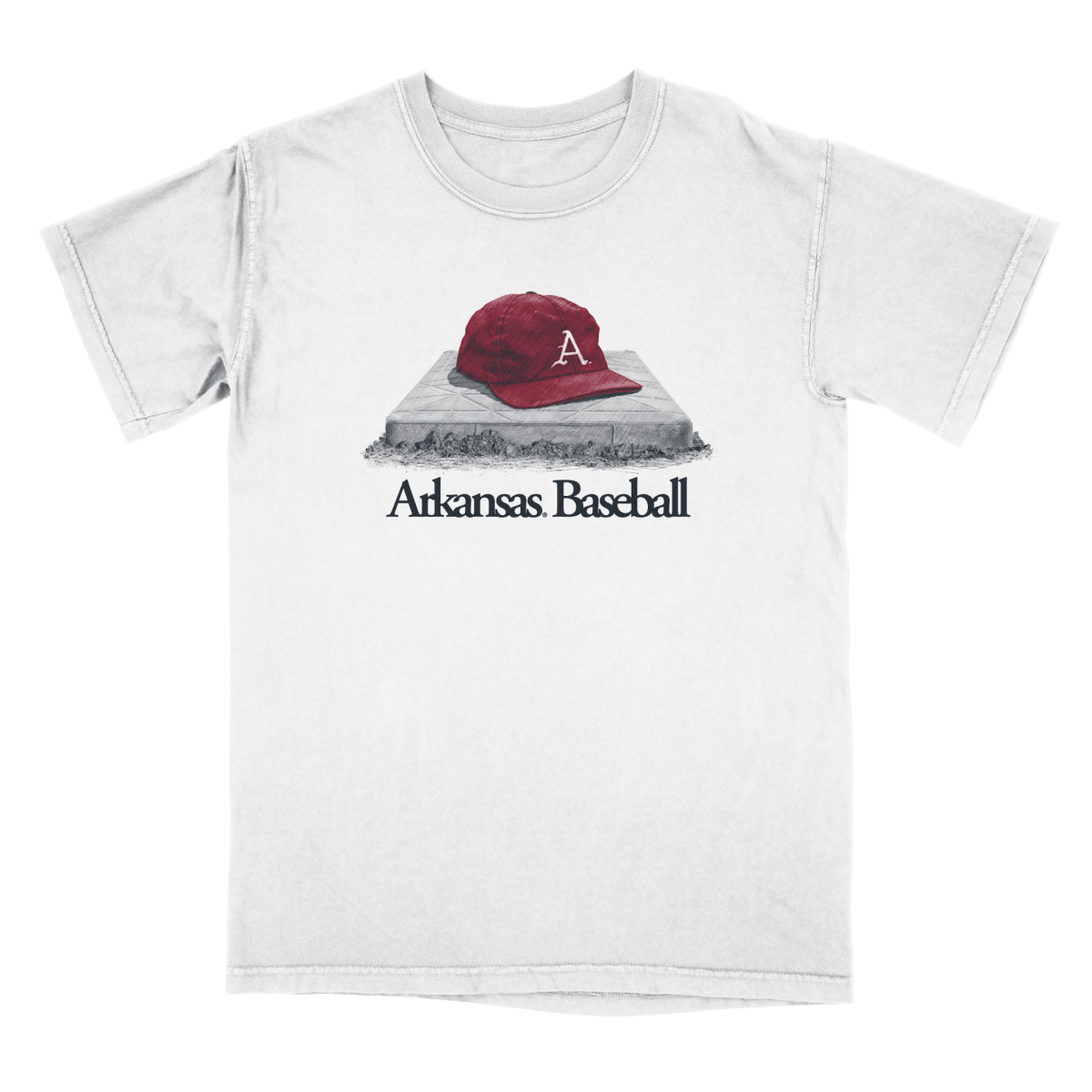 Arkansas Baseball Hat T-Shirt - Shop B - Unlimited - men tee