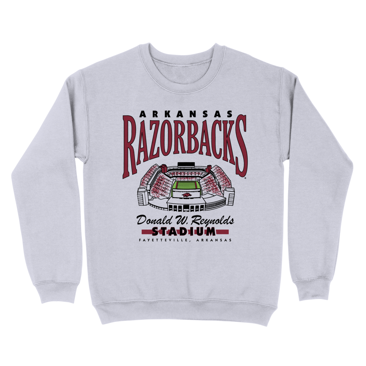 Arkansas Classic Stadium Crewneck Sweatshirt - Shop B - Unlimited - 
