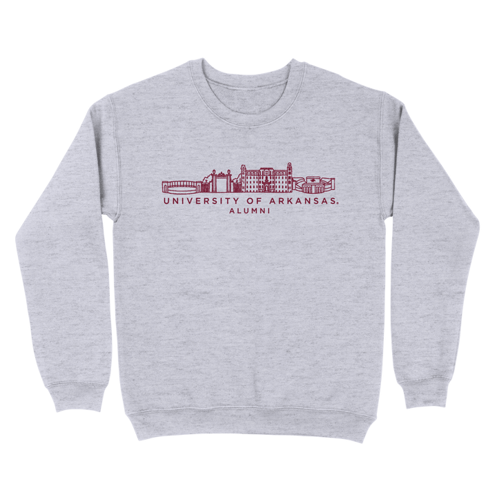 Arkansas Embroidered Campus Alumni Sweatshirt - Shop B - Unlimited - men fleece