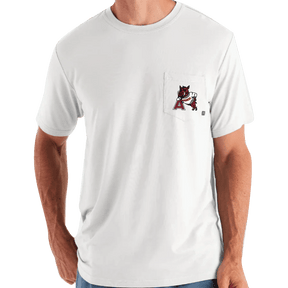 Arkansas Free Fly Men's Bamboo Flex Leaning Hog Pocket Tee - Shop B - Unlimited - men tee