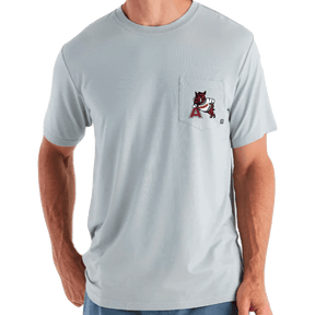 Arkansas Free Fly Men's Bamboo Flex Leaning Hog Pocket Tee - Shop B - Unlimited - men tee