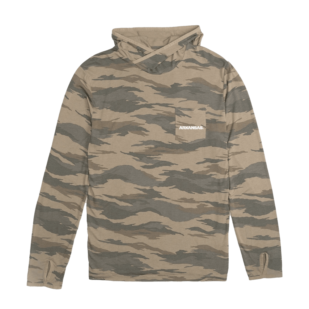 Arkansas Free Fly Men's Bamboo Lightweight Hoodie - Shop B - Unlimited - 