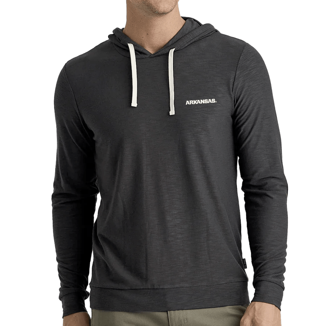 Arkansas Free Fly Men's Bamboo Slub Hoodie II - Shop B - Unlimited - 