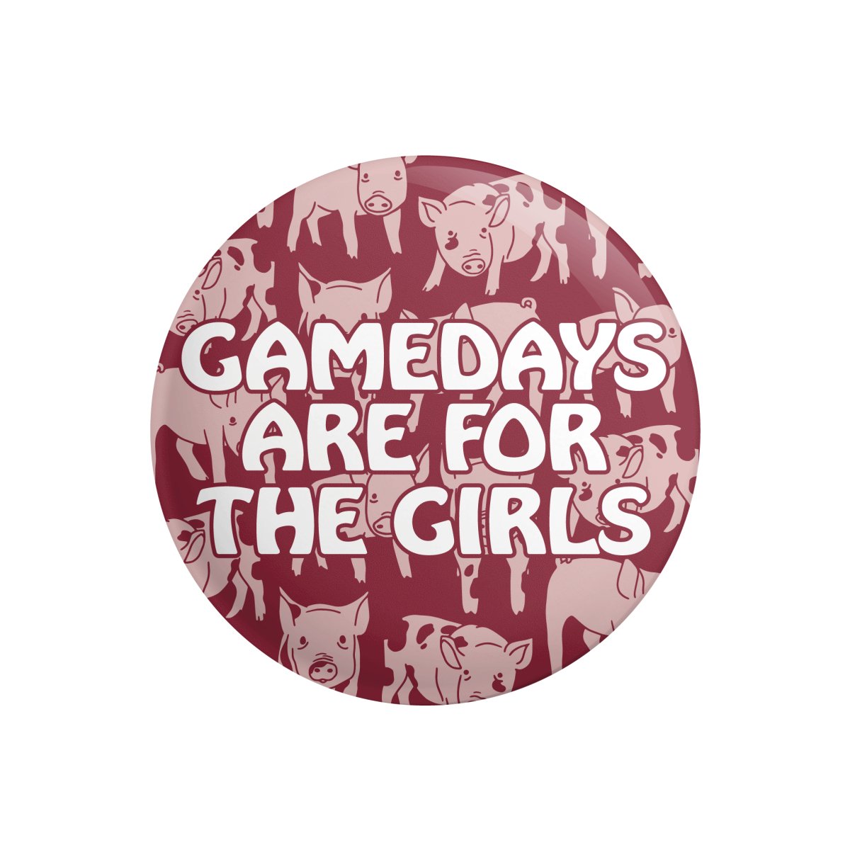 Arkansas Game Days Pals Button - Shop B - Unlimited - novelty pin