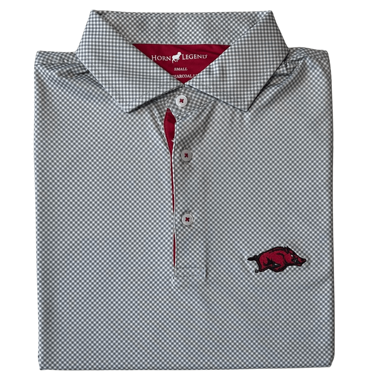 Arkansas Horn Legend Pattern Polo - Shop B-Unlimited