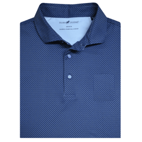 Arkansas Horn Legend State Dot Pattern Polo - Shop B-Unlimited