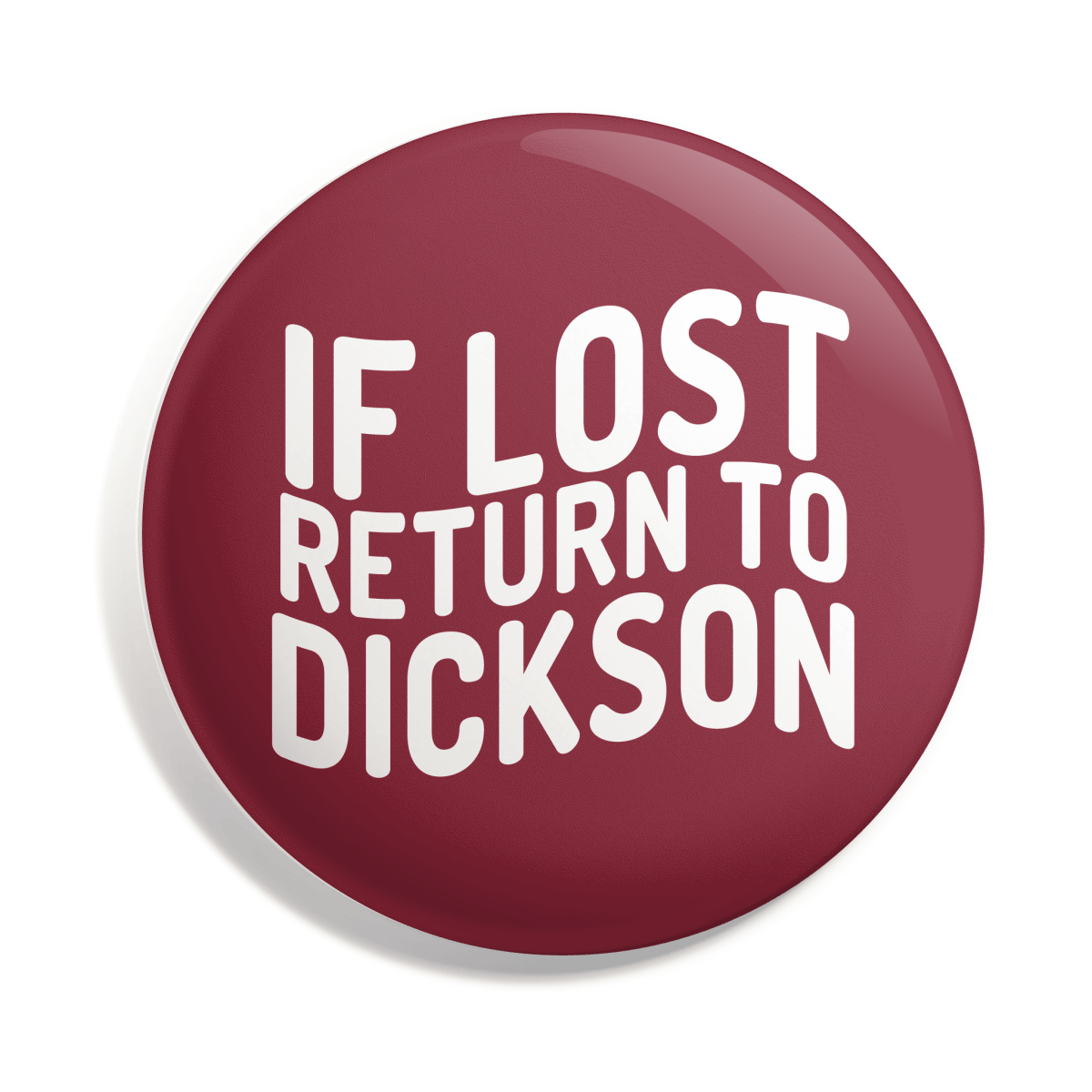 Arkansas If Lost Return To Button - Shop B - Unlimited - novelty pin